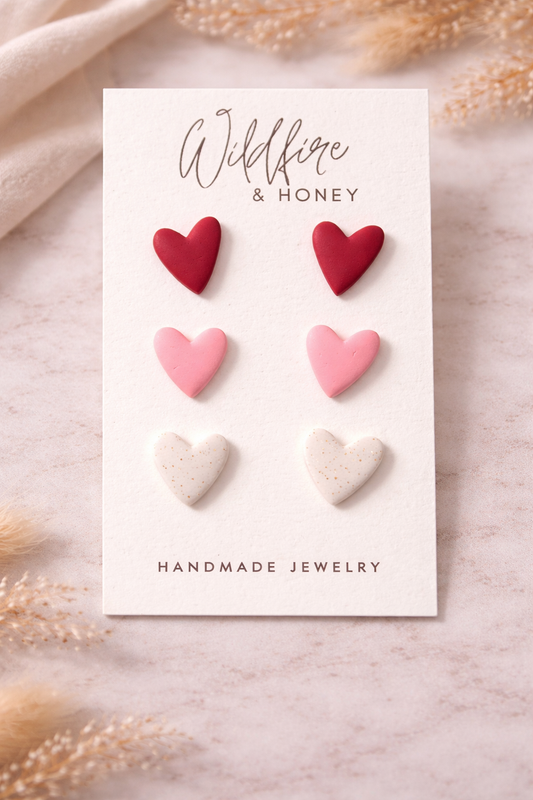 Heart Stud Packs