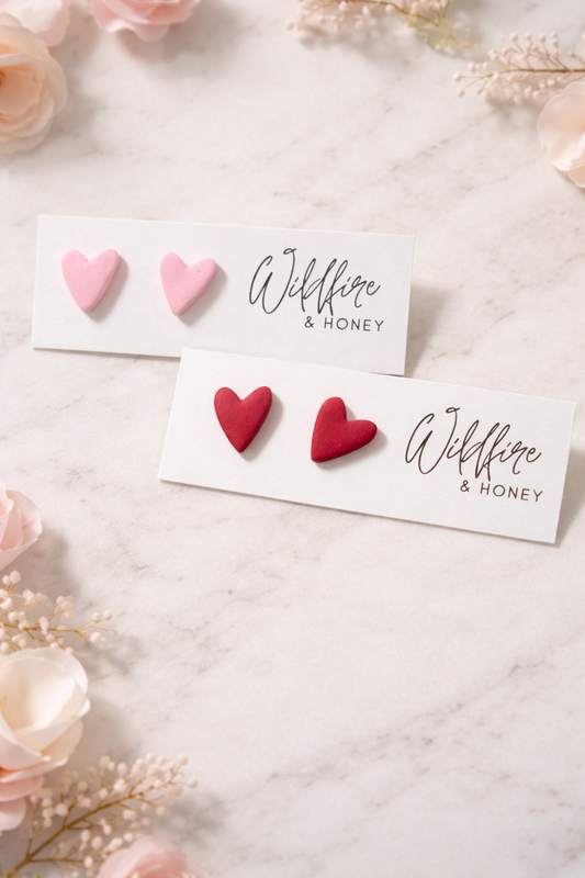 Heart Studs